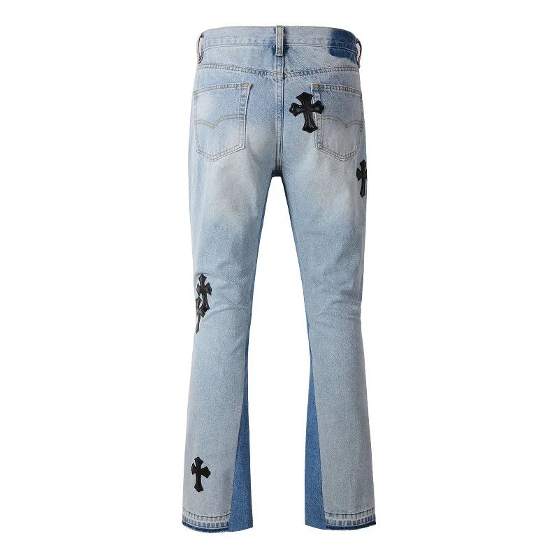 JEANS  – GRAY CROSSES