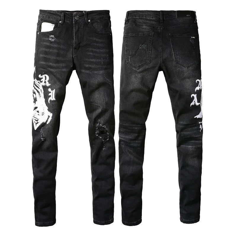 JEANS– WHITE LOGO