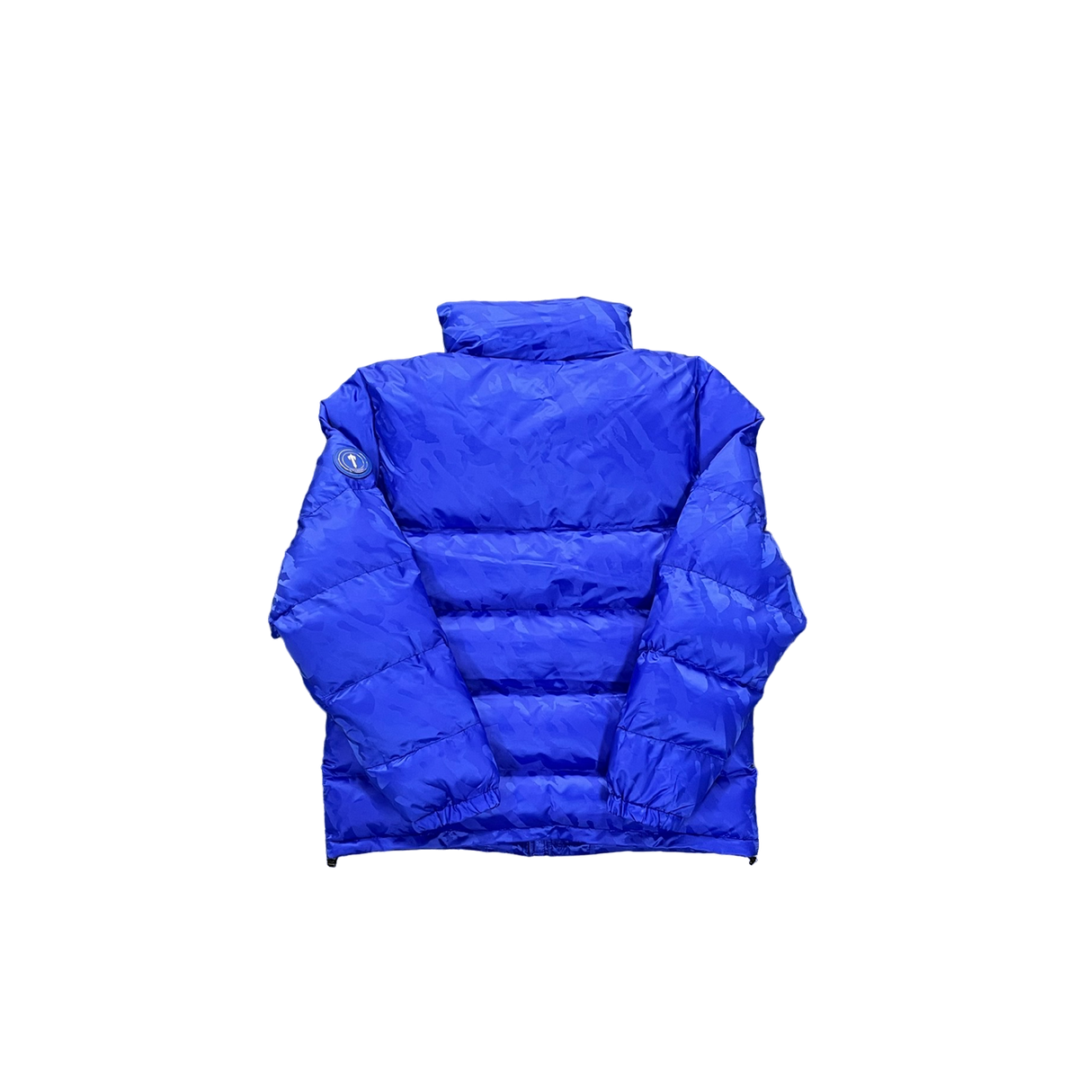 IRONGATE T JACQUARD PUFFER JACKET – BLUE