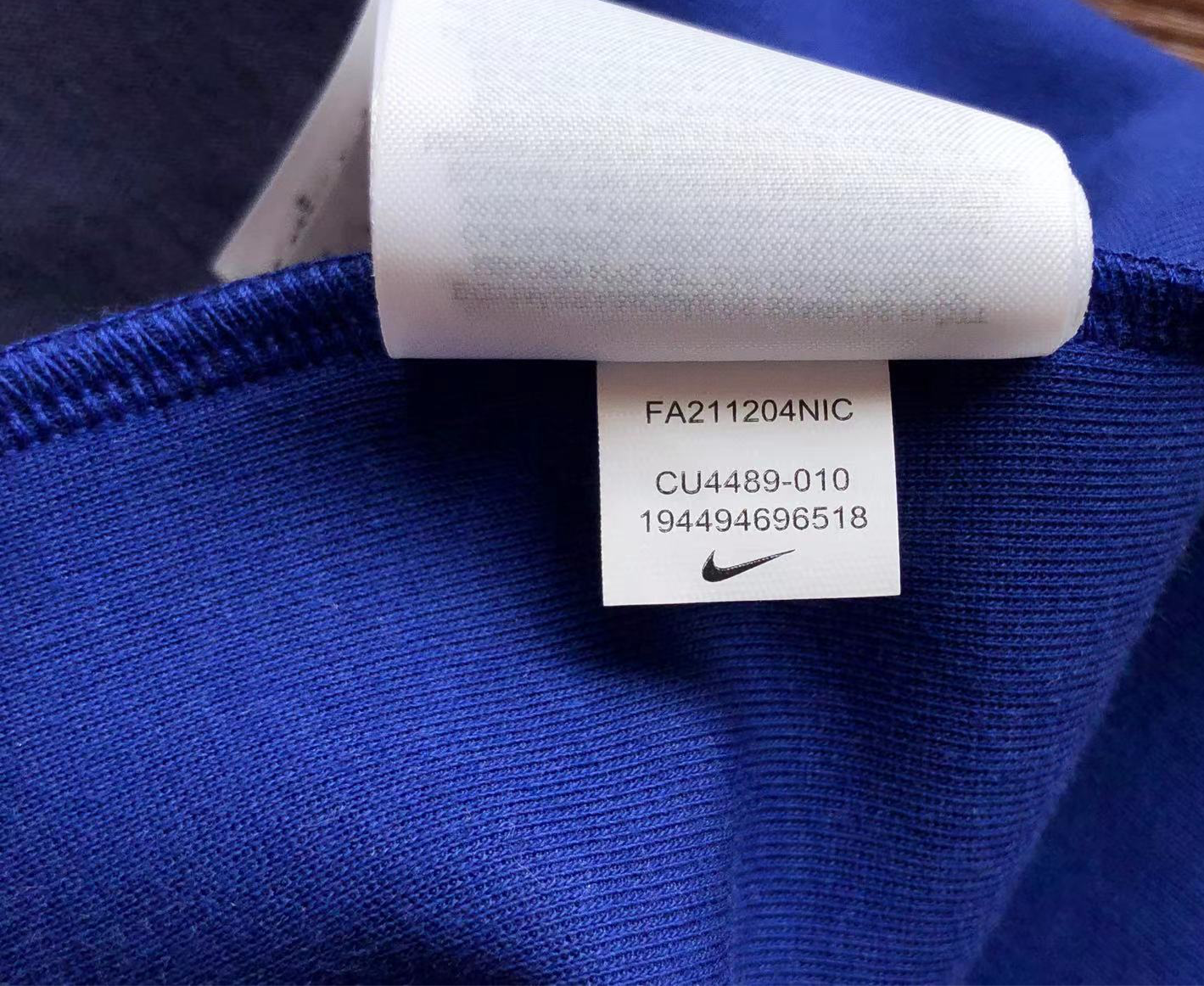 NK TECH FLEECE – BLUE/DARK BLUE (completa)