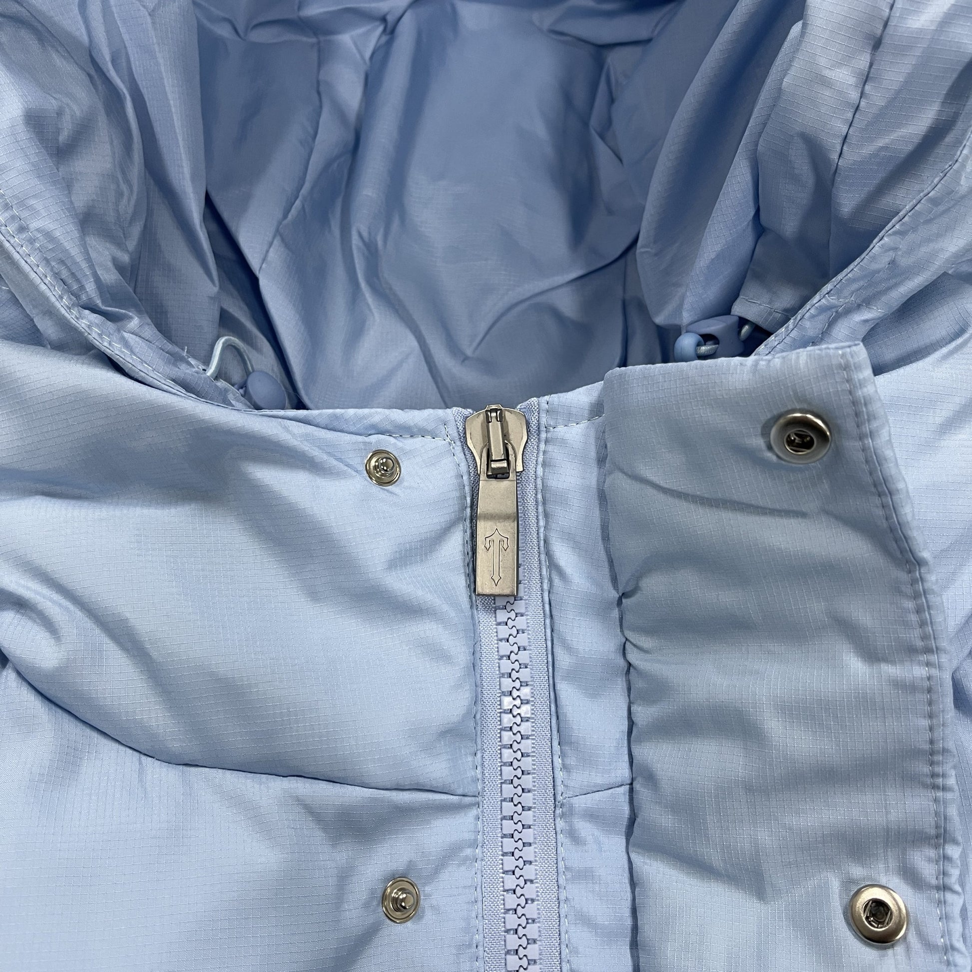 DECODED HOODED PUFFER 2.0 JACKET – ICE BLUE