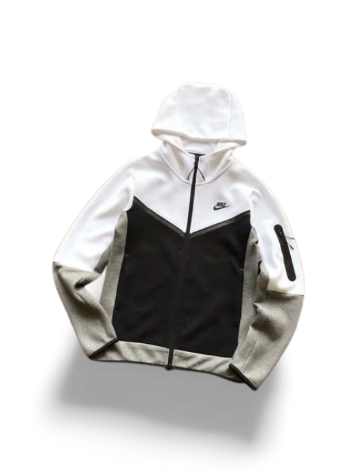 NK TECH FLEECE – GREY/BLACK/WHITE (complete)