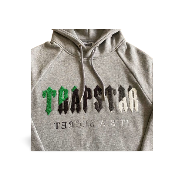 CHENILLE DECODED HOODIE TRACKSUIT-GREEN