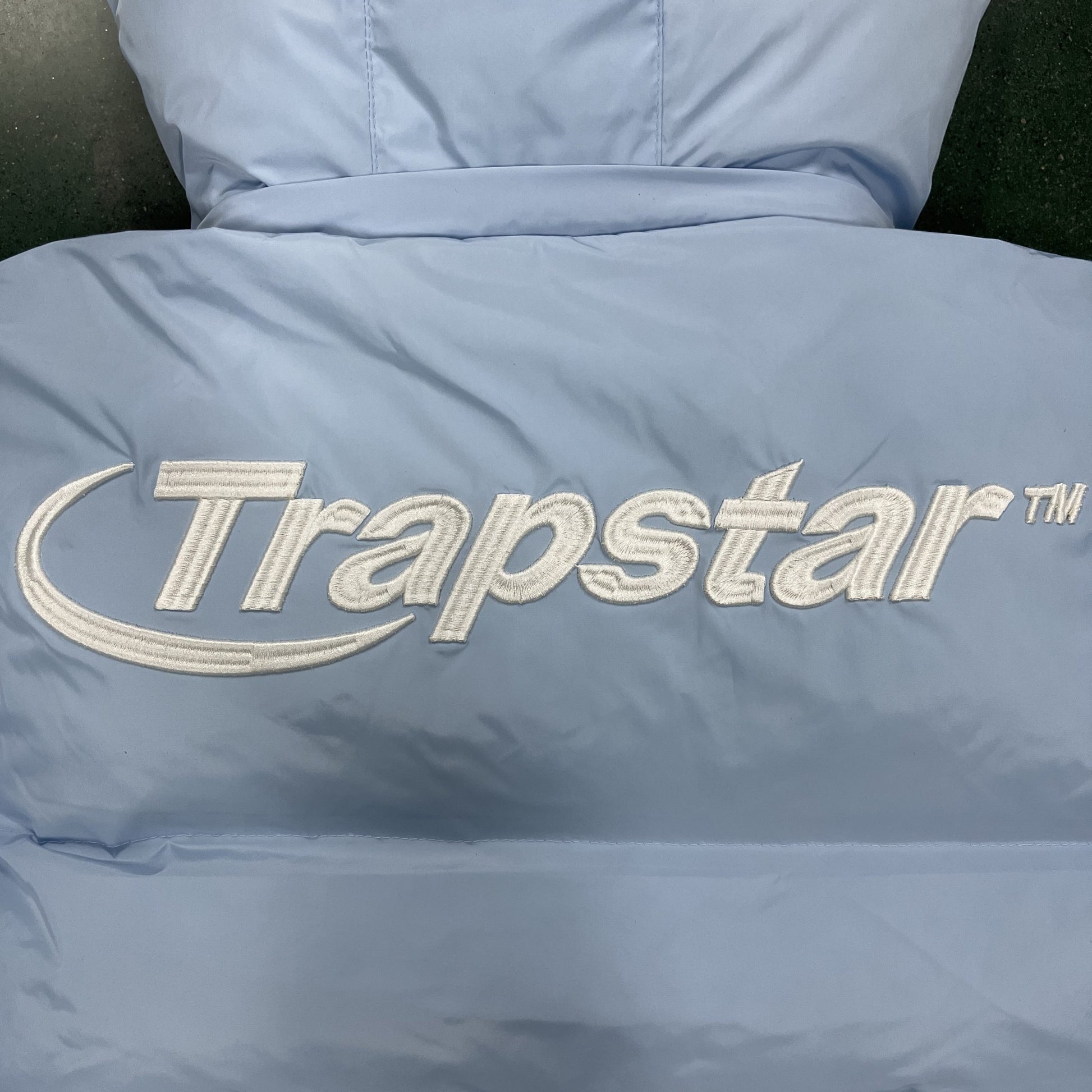 ICE BLUE HYPERDRIVE DETACHABLE HOOD PUFFER
