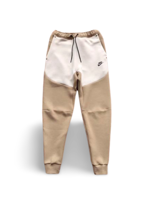 NK TECH FLEECE – ALMOND BROWN/WHITE (complete)