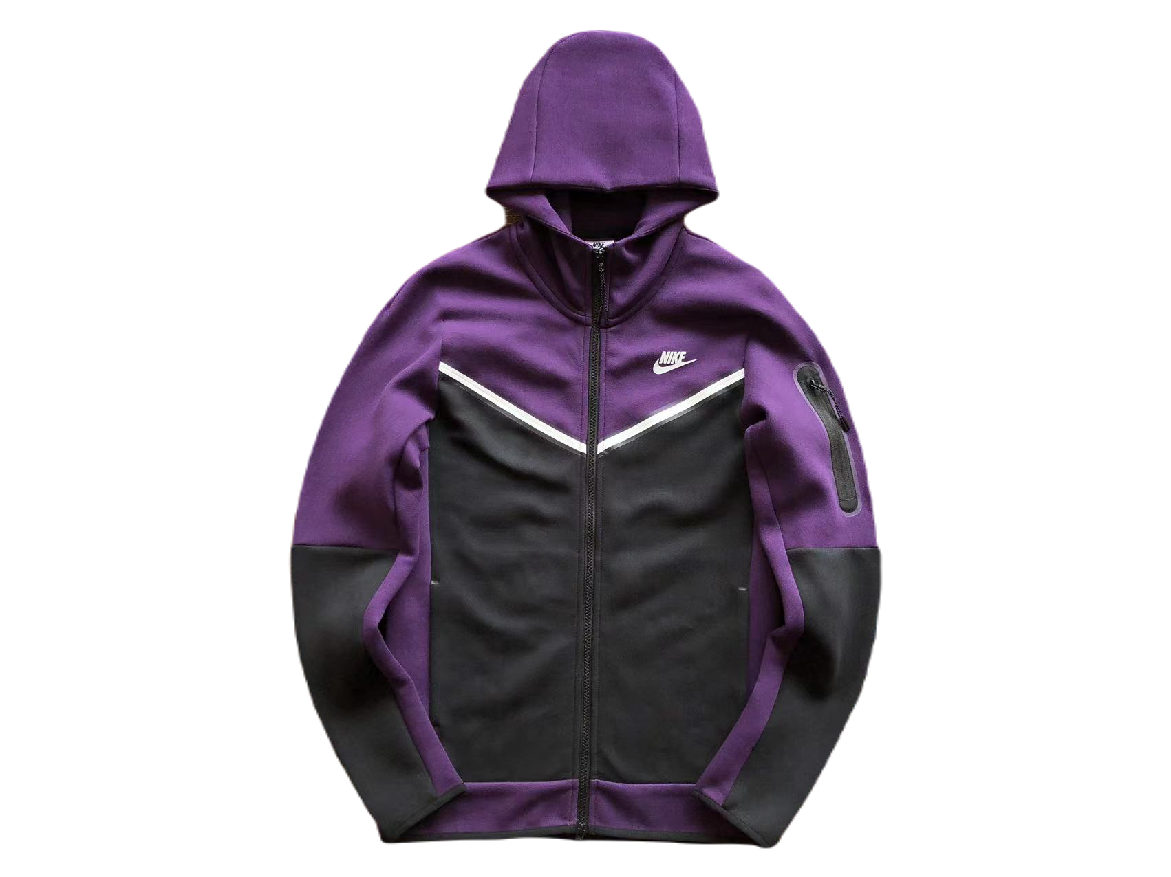 NK TECH FLEECE – PURPLE/BLACK (completa)