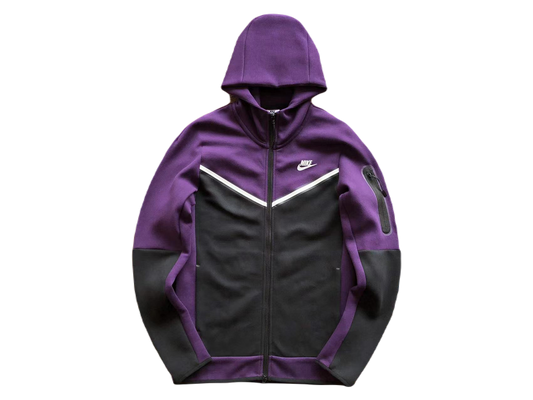 NK TECH FLEECE – PURPLE/BLACK (completa)