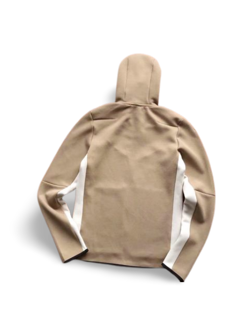 NK TECH FLEECE – ALMOND BROWN/WHITE (complete)