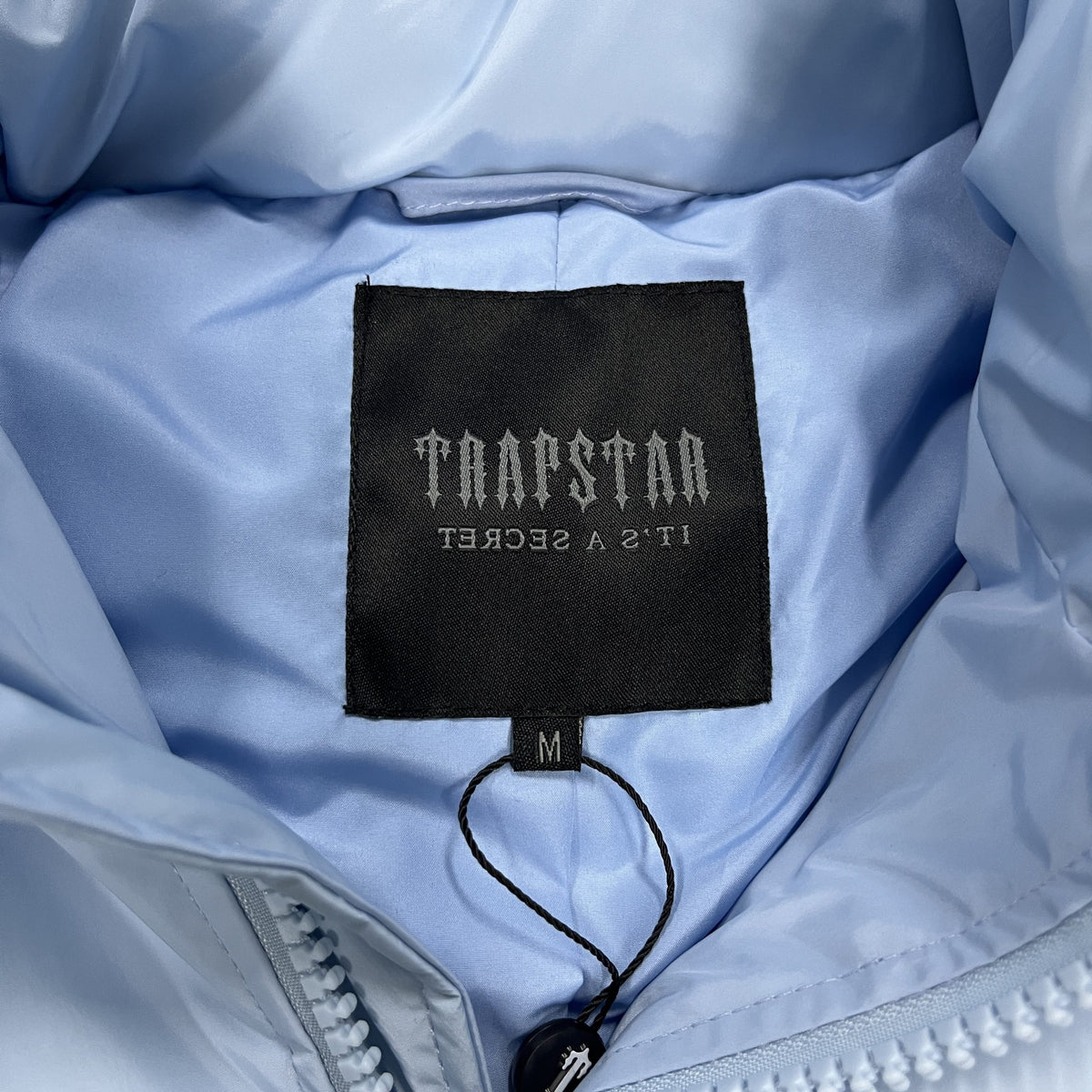 ICE BLUE HYPERDRIVE DETACHABLE HOOD PUFFER