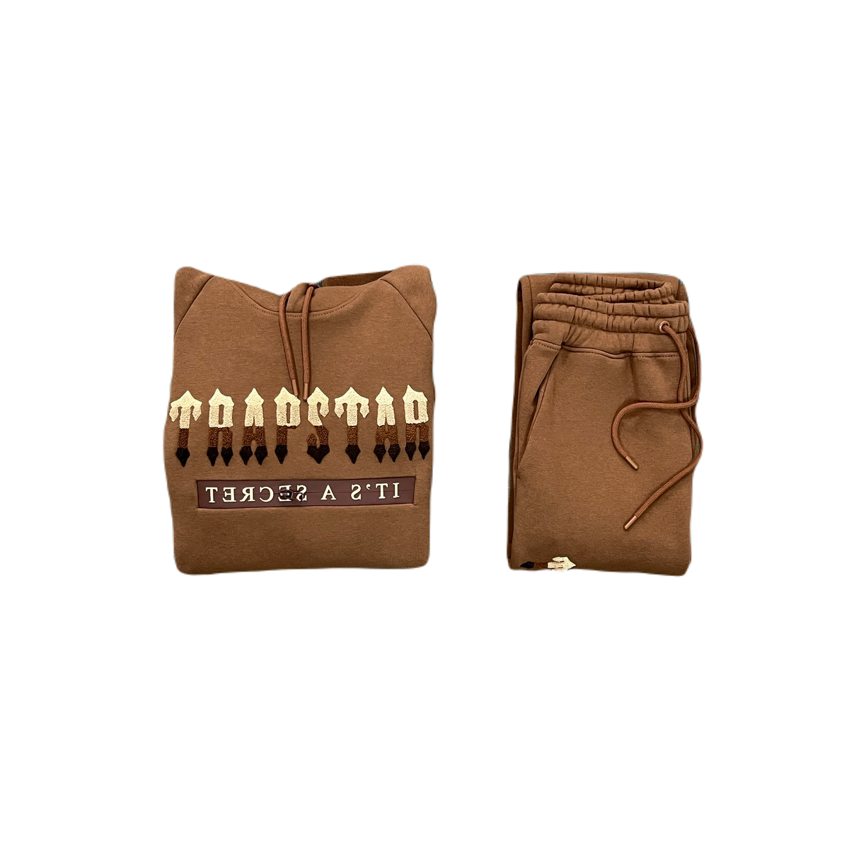 CHENILLE DECODED 2.0 HOODIE TRACKSUIT – BISON
