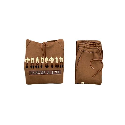 CHENILLE DECODED 2.0 HOODIE TRACKSUIT – BISON