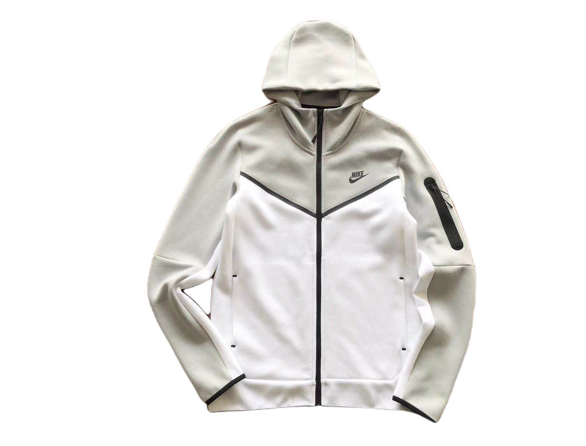 NK TECH FLEECE – GREY/WHITE (completa)
