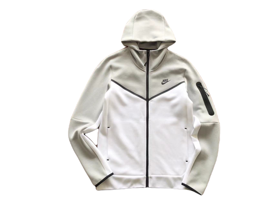 NK TECH FLEECE – GREY/WHITE (completa)