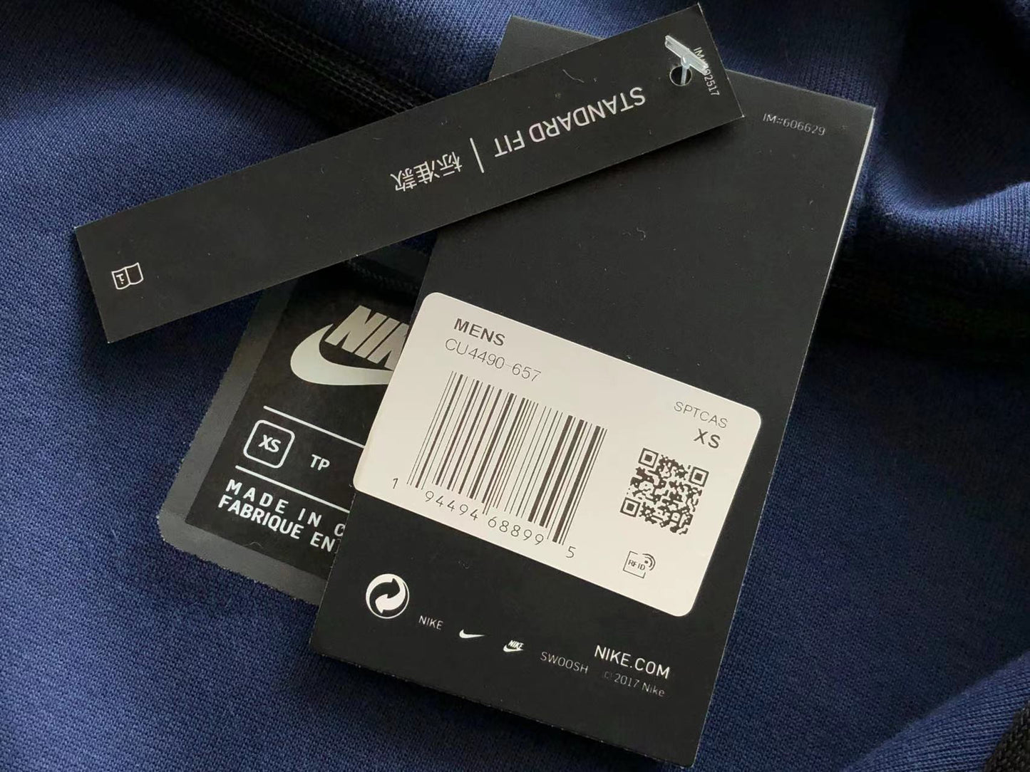 NK TECH FLEECE – DARK BLUE (completa)