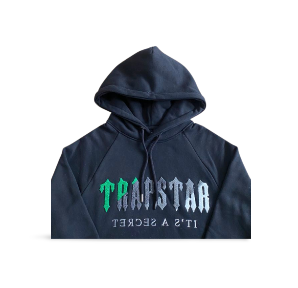 CHENILLE DECODED HOODIE TRACKSUIT-GREEN