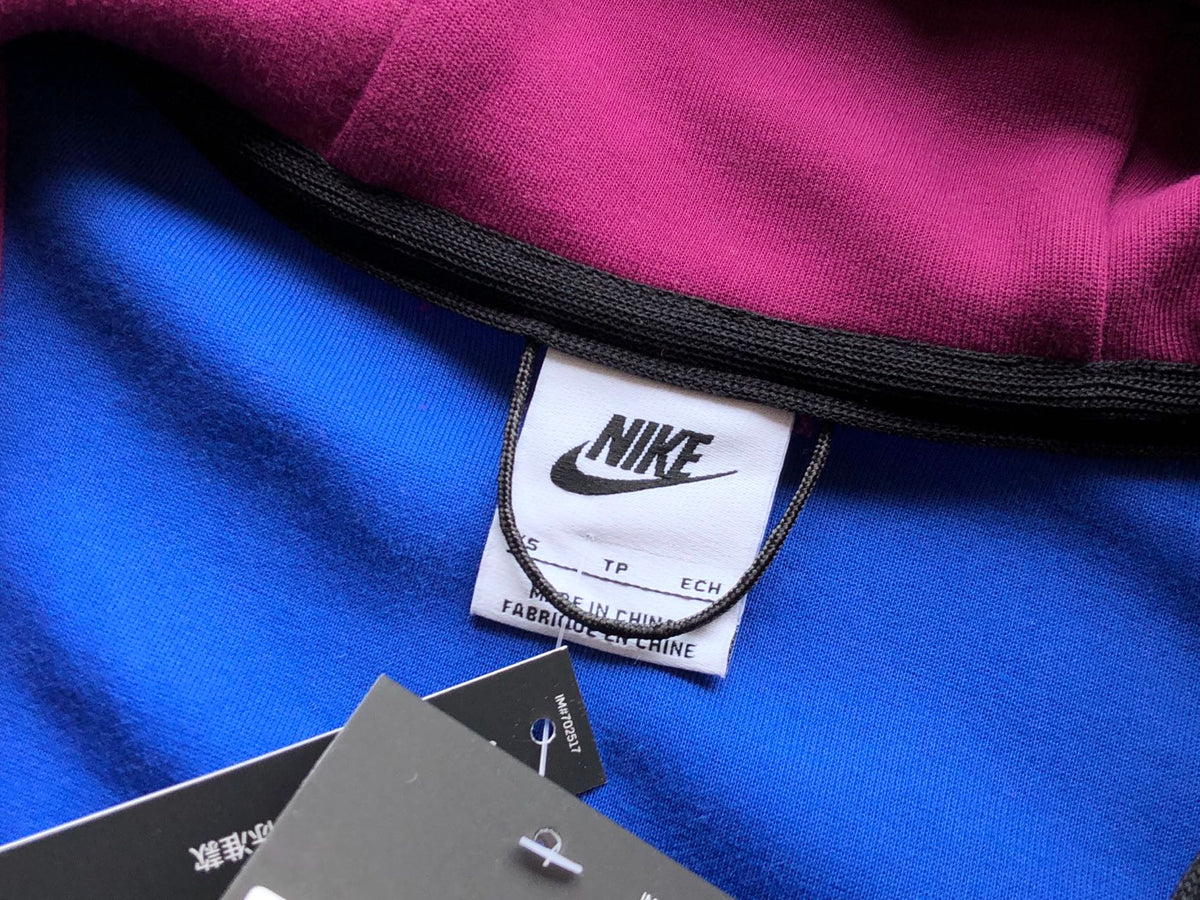 NK TECH FLEECE – PURPLE/BLUE (completa)