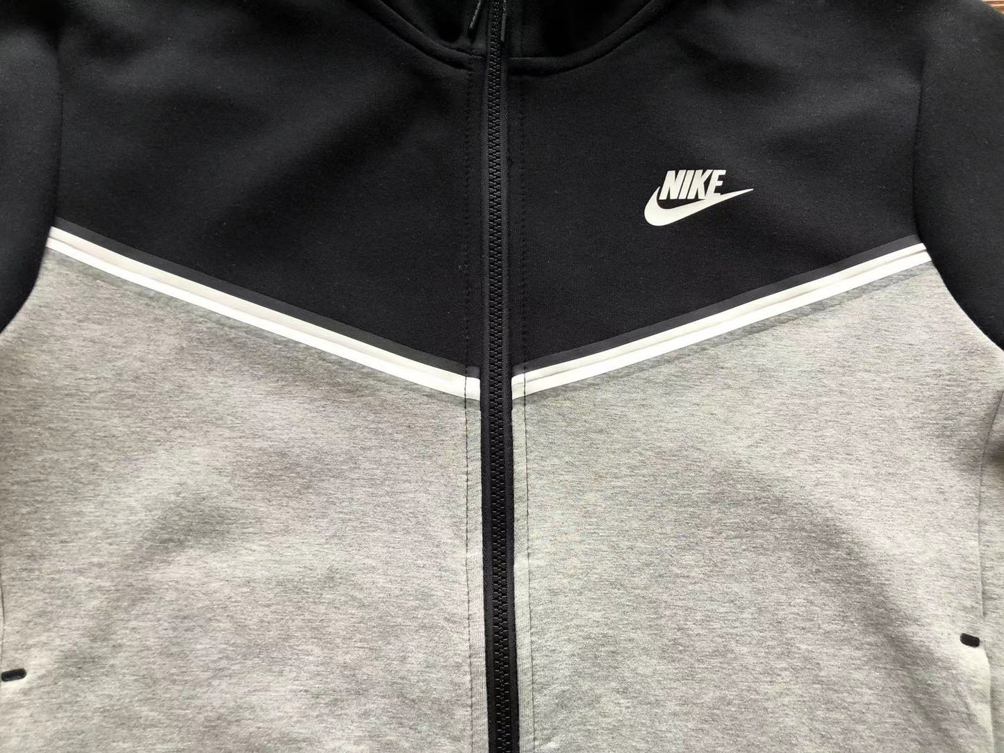 NK TECH FLEECE – GREY/BLACK (completa)