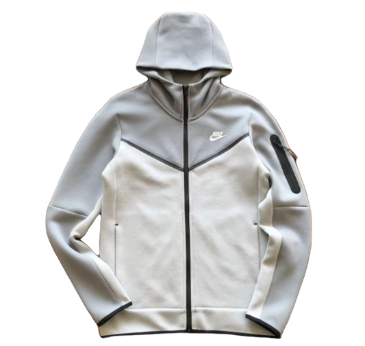 NK TECH FLEECE – GREY/WHITE (completa)