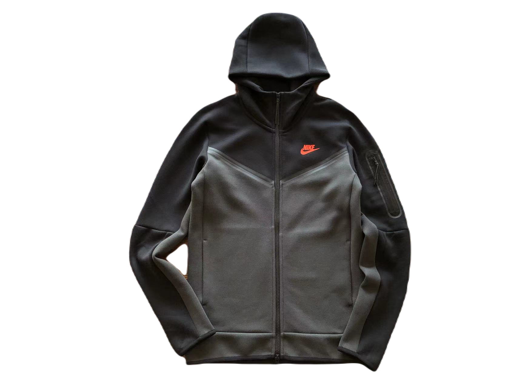 NK TECH FLEECE – BLACK/DARK GREY (completa)