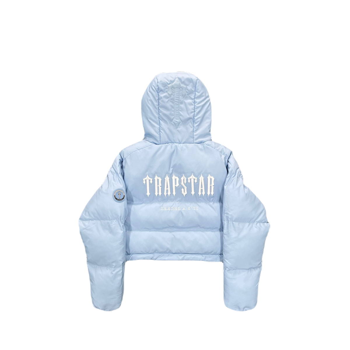WOMEN’S DECODEED HOODED PUFFER 2.0 JACKET- ICE BLUE
